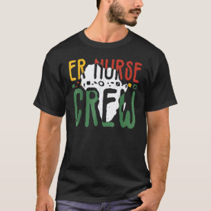 Camiseta Equipe de Enfermeira de Urgência do Mês da Históri