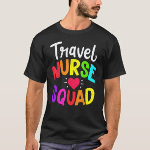Camiseta Equipe de Enfermeira de Viagem Clínica de Medicina