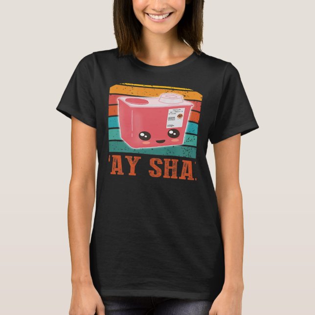 Camiseta Equipe de Enfermeira IV RN Stays Sharp Conta de Ob (Frente)