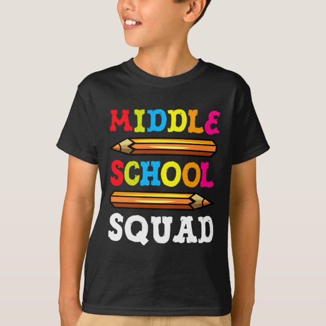 Camiseta Equipe de ensino médio de volta às aulas professor (Frente)