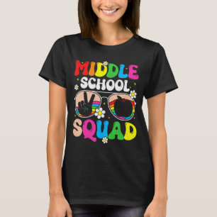 Camiseta Equipe de ensino médio professores alunos de volta