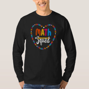 Camiseta Equipe de Esquadrão de Matemática Seja Amável Prof