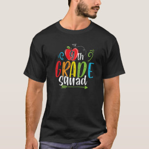 Camiseta Equipe de Esquadrão do 9º ano, Alô, 9º ano, de vol