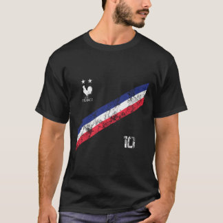 Camiseta Equipe de Estilo de Jersey França Mulheres Criança