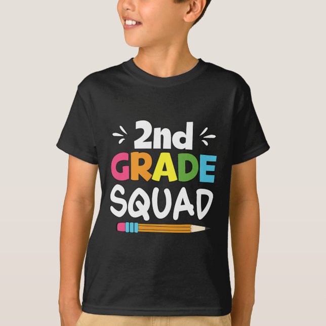 Camiseta Equipe de Estudantes de segundo Grau Quadrado 2º (Frente)