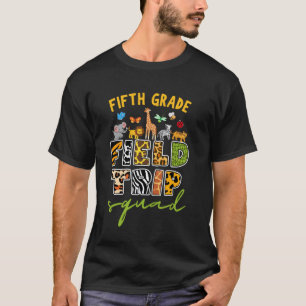 Camiseta Equipe de excursão ao zoológico da quinta série pr