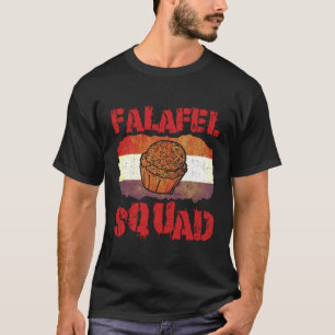 Camiseta Equipe de Falafel Comida Libanesa Chef Hummus