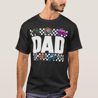 Camiseta Equipe de Família de Caminhão Monstro do Papai Ani