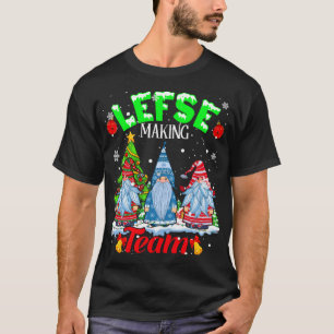 Camiseta Equipe de Fazeres de esquerda Gnomos de Natal noru