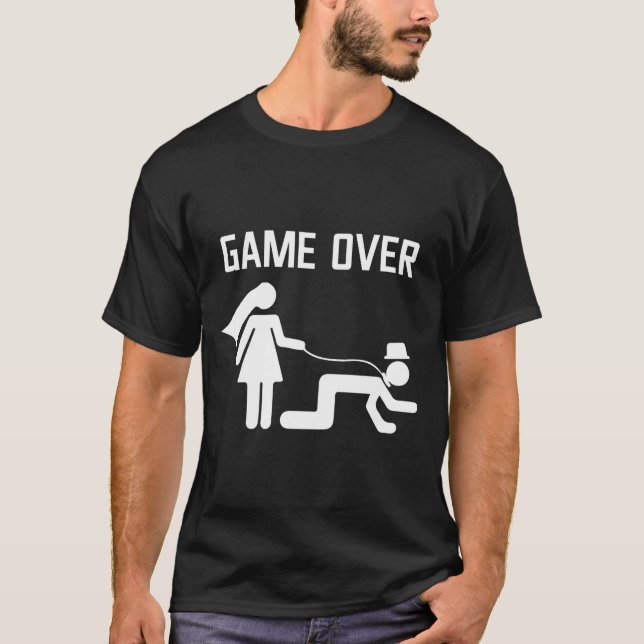 Camiseta Equipe de Festa de Despedida de Solteiro Noivo Eng (Frente)