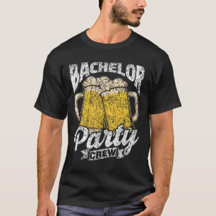 Camiseta Equipe de Festa de Despedida de Solteiro Noivo Noi
