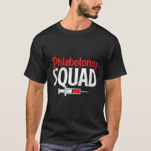 Camiseta Equipe de Flebotomia Flebotomista Engraçado Enferm