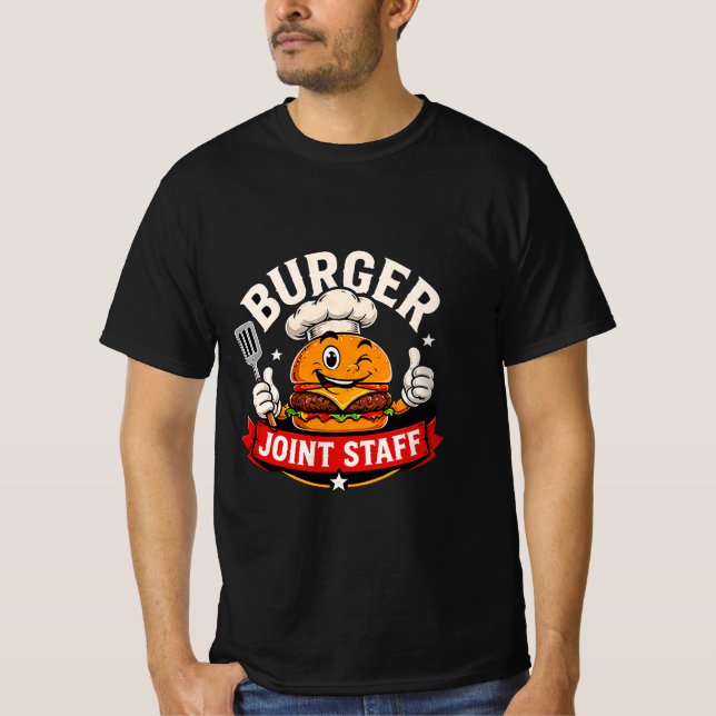 Camiseta Equipe de Funcionários do Burger Joint 👨‍🍳 (Frente)