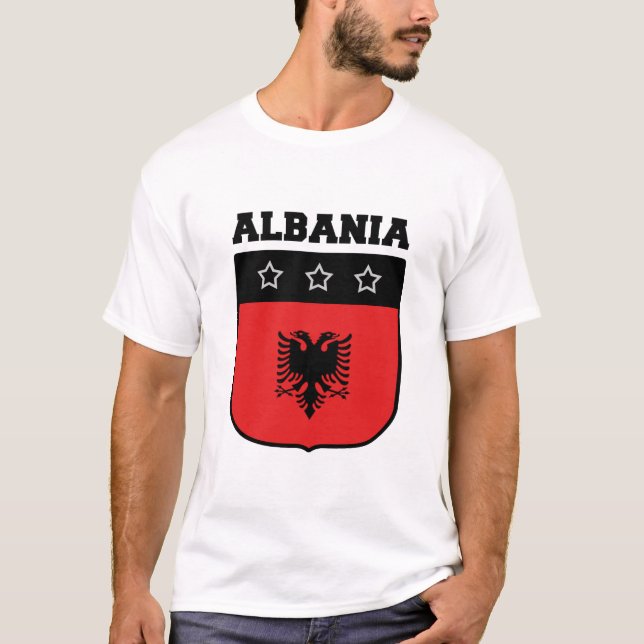 CAMISETA EQUIPE DE FUTEBOL DA ALBÂNIA (Frente)
