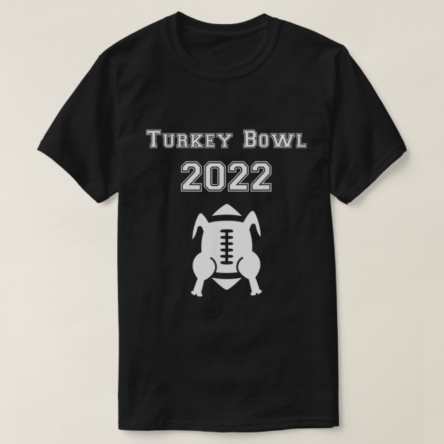 Camiseta Equipe de futebol da Turquia Bowl Dia de Ação de G (Frente do Design)