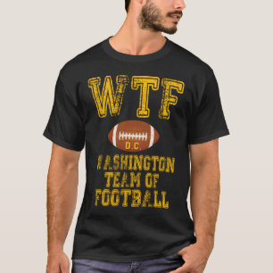Camiseta Equipe De Futebol Da Wtf Washington Dc