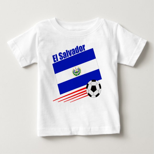 Camiseta Equipe de futebol de El Salvador (Frente)