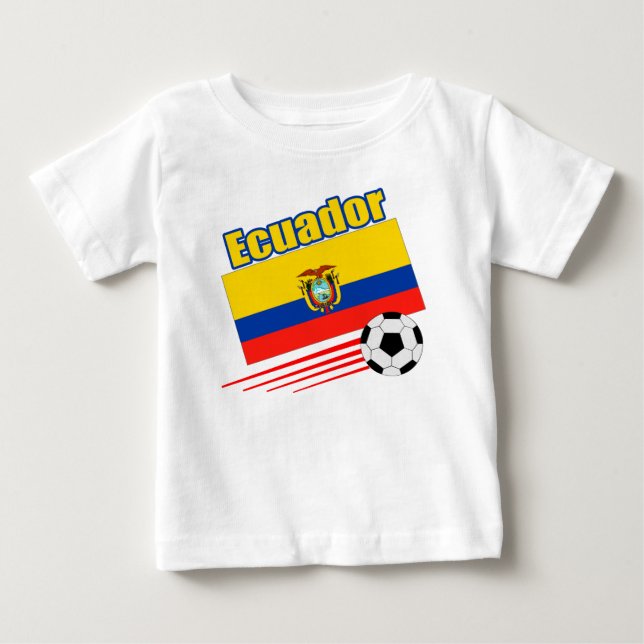 Camiseta Equipe de futebol de Equador (Frente)