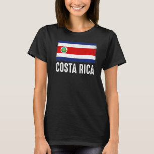 Camiseta Equipe de futebol de vintage fã da Costa Rica P