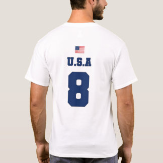 Camiseta Equipe de Futebol dos Estados Unidos USMNT#8 T-Shi