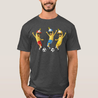 Camiseta Equipe de Futebol Engraçada de Banana Arte Legal F