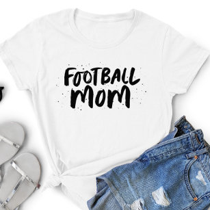 Camiseta Equipe de futebol, mãe, na moda preto, personaliza