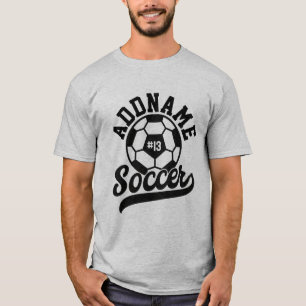Camiseta Equipe de futebol Personalizada do ADD NAME do jog