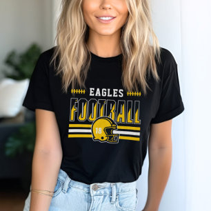 Camiseta Equipe de Futebol Personalizada Faixa Amarela Mamã