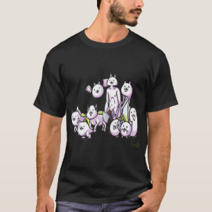 Camiseta Equipe de gatos de batalha