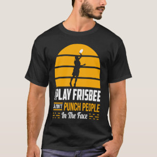 Camiseta Equipe de golfe de disco frisbee Não aperte Pessoa