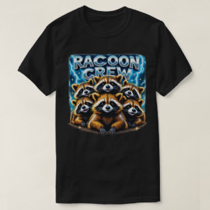 Camiseta Equipe de Guaxinins – Gangue de Guaxinins Fofa e L