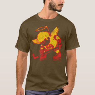 Camiseta Equipe de Hóquei do Minnesota Fighting Santos da d