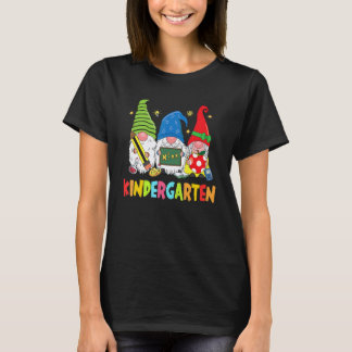 Camiseta Equipe de Jardim de Infância de Gnomos Primeiro Di