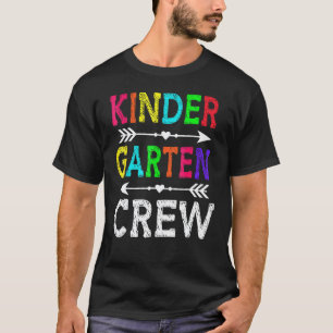 Camiseta Equipe de Jardim de Infância de Volta à Escola par