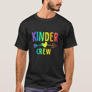 Camiseta Equipe de Jardim de Infância Kinder Crew Professor