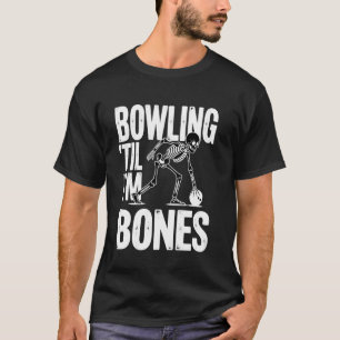 Camiseta Equipe de Jogadores de Boliche em Pista de Boliche