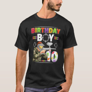 Camiseta Equipe de jogadores de futebol de 10 anos de Paint