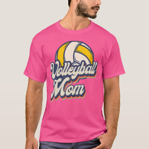 Camiseta Equipe de jogadores de vôlei mãe de voleibol