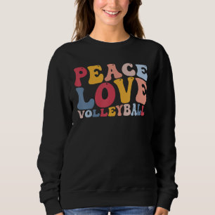 Camiseta Equipe de jogadores de voleibol do Peace Love