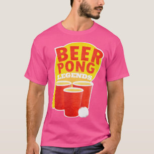 Camiseta Equipe de jogos de Bebendo de legendas Beer Pong