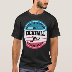 Camiseta Equipe de Kickball Oferece Presente Engraçado par