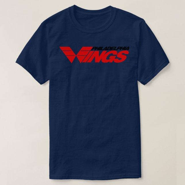 Camiseta Equipe de Lacrosse com Filadélfia Wings Wings (Frente do Design)