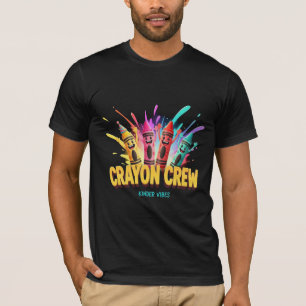 Camiseta Equipe de Lápis de Cor Kinder Vibes - Volta Colori