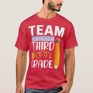 Camiseta Equipe de Lápis de Regras de Neve Estudante de Ter