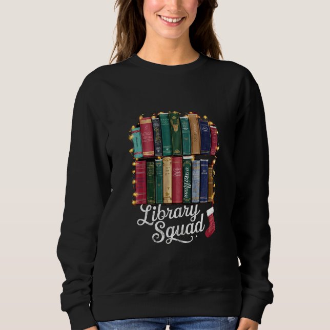 Camiseta Equipe de Leitores de Livros de Natal da Equipe da (Frente)