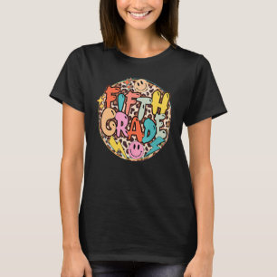 Camiseta Equipe de Leopardo da 5ª Série Professor da Quinta