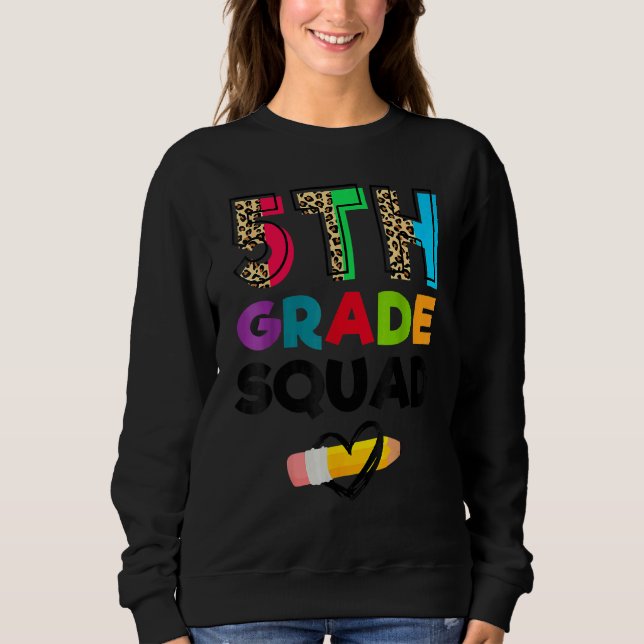 Camiseta Equipe de Leopardo da 5ª Série Professores da Quin (Frente)