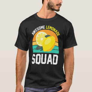 Camiseta Equipe de Limonete Incrível Fruta de Limão Verão V