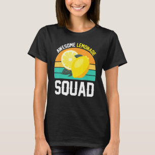 Camiseta Equipe de Limonete Incrível Fruta de Limão Verão V