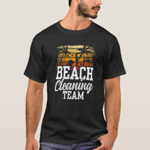Camiseta Equipe de Limpeza de Praia Praias Limpa Costeira